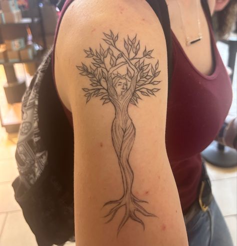 Women Growing Tattoo, Mother Earth Tattoo Black Woman, Rooted Tattoo, Mother Nature Tattoos Goddesses, Tree Of Life Tattoo Feminine, Woman Tree Tattoo, Dead Tree Tattoo, Mother Earth Tattoo, Willow Tree Tattoo