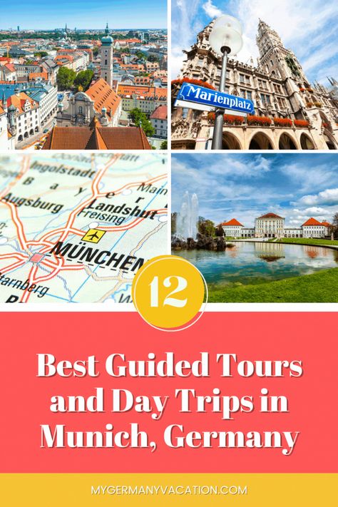 Exploring Munich and planning your itinerary? Check out these entertaining and insightful guided tours in this beautiful city ! Munich is also great for day trips. Read our suggestions of easy day trips to see more of Bavaria! 1 Day In Munich, Munich Germany Itinerary, Munich Day Trips, Germany Travel Munich, Day Trips From Munich Germany, Trip Planning Checklist, Visit Munich, Munich Travel, Germany Trip