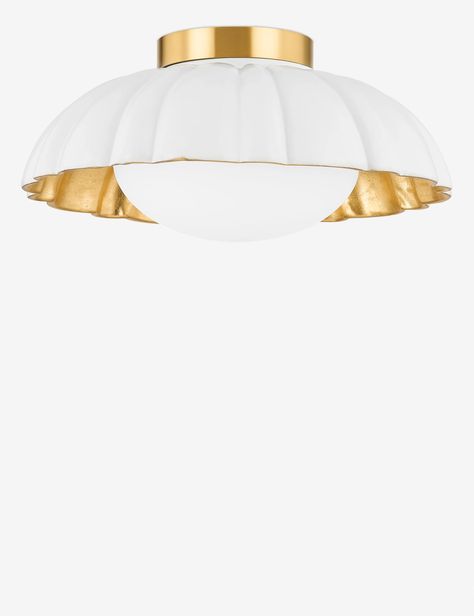 Coral Low-Profile Flush Mount Anthropologie Eloise Flush Mount, Low Profile Light Fixtures, Anthropologie Flush Mount Light, Ceramic Flush Mount Light, Clay Flush Mount Light, Flush Mount Kitchen Lighting, Ceiling Lights Chandeliers, White Ceramic Flush Mount Light, Traditional Chandeliers