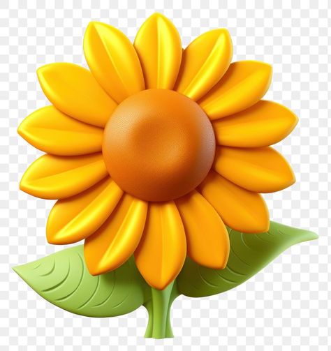 Sunflower Cartoon, Baby Cartoon Drawing, 3d Png, Sunflower Png, Photo Art Frame, Cartoon Drawing, Cartoon Images, Baby Cartoon, 3d Rendering