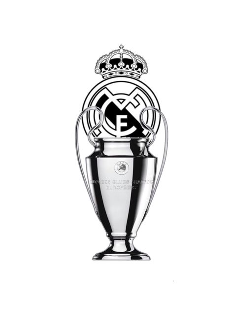 Real Madrid Tattoo Ideas, Real Madrid Tattoo Design, Hala Madrid Tattoo, Cristiano Ronaldo Tattoo Design, Soccer Ball With Crown Tattoo, Sergio Ramos Tattoo, Tattoo Messi Copa Del Mundo, Real Madrid Tattoo, Madrid Tattoo