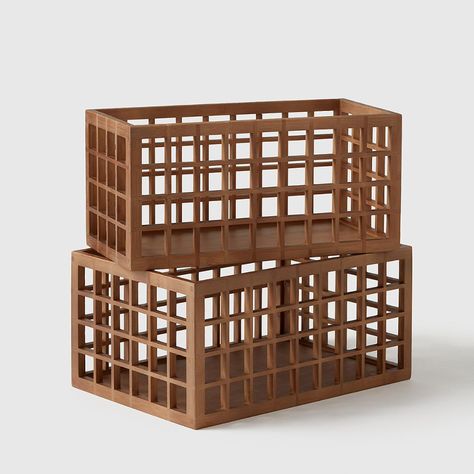 Marie Kondo Shoji Bamboo Pantry Bins | The Container Store Storage Containers For Pantry, Pantry Bins, Japanese Room Divider, Bamboo Containers, Stacking Bins, Pantry Bin, Design Tech, Shoji Screen, Japanese Room