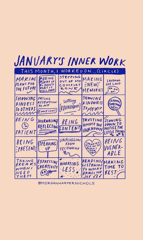 January Instagram Story, January Bullet Journal, Bingo Template, Inner Work, Morgan Harper Nichols, Story Templates, Instagram Story Template, Story Template, Story Ideas