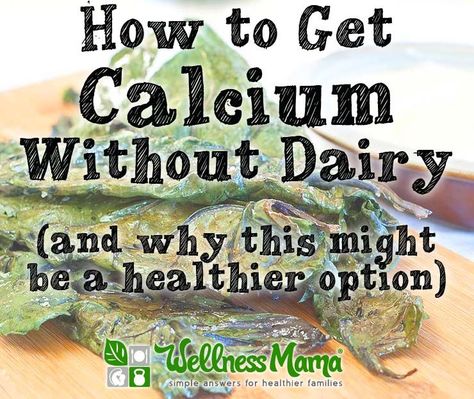 Good Sources Of Calcium, Source Of Calcium, Wellness Mama, Nutrition Course, Healthier Food, Dairy Products, Healthy Families, Health Articles, Food Source