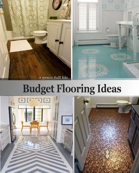 Budget Flooring Ideas Flooring Ideas Inexpensive, Budget Flooring, Budget Flooring Ideas, Inexpensive Interior Design, Inexpensive Flooring, Deck Flooring, Cheap Flooring, Best Flooring, Living Room On A Budget