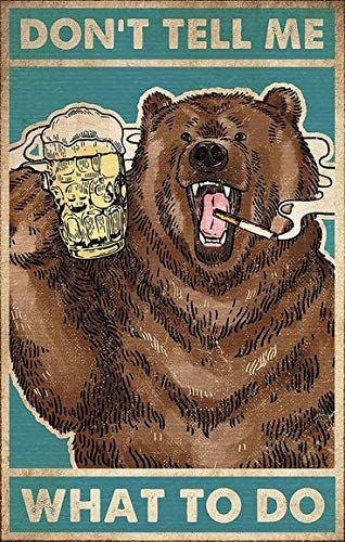 Vintage Camping Photos, Restaurant Coffee Bar, Bear Drink, Vintage Art Wall, Bar Vintage, Bar Poster, Beer Poster, Beer Pub, Decor Pictures