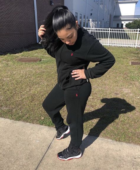 Baddie Jordan 11 Outfit, Jordan 11 Breds Outfit Women, Jordan Bred 11 Outfit Women, Concords 11 Outfit Women, Jordans 11 Outfit Women, Jordan 11 Bred Outfit Women, Jordan 11 Outfit Women Black, Jordans 11 Outfit, Polo Shirts Women's Outfit