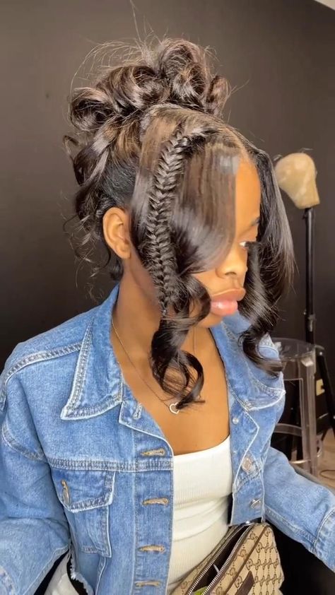 Hair Dye Color Ideas, Hairstyle 2023, Black Hair Updo Hairstyles, Sleek Ponytail Hairstyles, Frontal Wig Hairstyles, Birthday Hairstyles, Black Ponytail Hairstyles, Quick Weave Hairstyles, Quick Braided Hairstyles