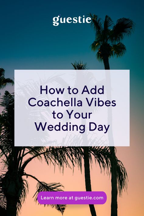 Dreaming of a wedding day as unforgettable as your favorite music festival? Get ready to add some boho charm and Coachella vibes to your celebration! From creative invites, whimsical decor, to vibrant florals, and maybe even a ferris wheel, we'll guide you on how to create a festival-themed wedding that’s vibrant, lively, and altogether unforgettable. Coachella Theme Invitations, Music Festival Themed Wedding, Creative Invites, Coachella Theme, Music Festival Wedding, Want To Be Friends, Festival Themed Wedding, Coachella Vibes, Coachella Inspiration