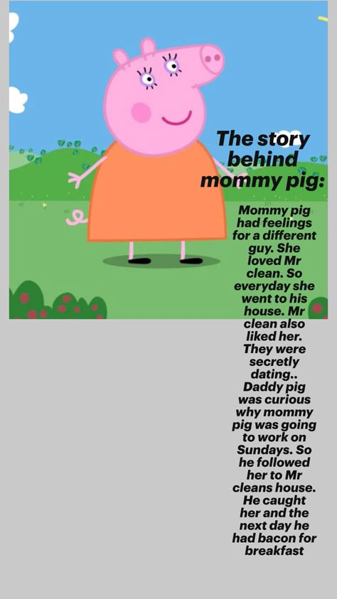 Never mess with daddy pig Peppa Pig, Funny