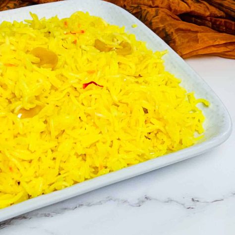 Rice Recipe Instant Pot, Saffron Rice Recipe, Rice Instant Pot, Recipe Instant Pot, Saffron Rice, Instant Rice, Insta Pot, Jasmine Rice, Favorite Side Dish