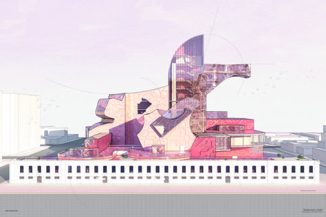 Gallery of SCI-Arc Studio Explores Exchanges Digitally and Physically - 4 Play Architecture, New Academic Year, Sci Arc, Lebbeus Woods, Urban Design Diagram, Architecture Elevation, Studio Build, New Media Art, Global Network