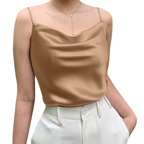 Silk Blouses, Silk Cami, Silk Tank Top, Satin Blouses, Silk Tank, Top Tank, Satin Blouse, Satin Top, Lady V