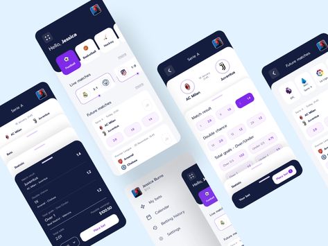 Betting app concept by Nazar Vasylyshyn for Qubstudio: UX/UI & Branding Agency on Dribbble Basketball App, Betting App, Digital Product Design, App User Interface, Football App, Plant App, Drive App, Card Ui, App Concept