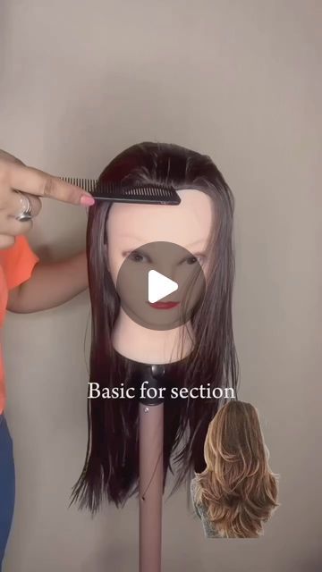 @mua_komall16 on Instagram: "Square layers haircut💇‍♀️ 
#hairtutorial #haircuttutorial #hairdesign #haircutforwomen #layerscut #haircutsforwomen" Square Layered Haircut, Square Layers Haircut, Square Layers, Cut Hair At Home, Layers Haircut, Instagram Square, Square Faces, Layered Haircuts, Hair Designs