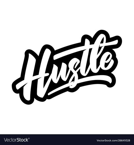 Hustle Lettering, Graphic Designer Logo, Shirt Card, White Background Design, Gym Wallpaper, Graffiti Text, Graffiti Words, Tattoo Lettering Fonts, Animal Portraits Art