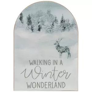 Christmas Home Decor - Christmas Decorations | Hobby Lobby Walking In A Winter Wonderland Sign, Mdf Color, Walking In A Winter Wonderland, Winter Wonderland Decorations, Hobby Lobby Christmas, Arch Shape, Snowy Forest, Christmas Lanterns, Christmas Home Decor