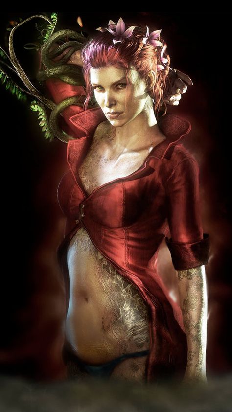 Poison Ivy Character, Dc Poison Ivy, Hugo Strange, Dc Batgirl, Poison Ivy Dc Comics, Poison Ivy Batman, Bd Art, Univers Dc, Batman Arkham Knight