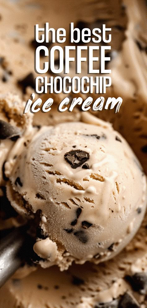 Coffee Chocolate Chip Ice Cream [25 Minutes] – Chasety Coffee Chip Ice Cream, Chocolate Ice Cream Recipes, Homemade Ice Cream Recipes Machine, Coffee Ice Cream Recipe, Mafia Style, Best Homemade Ice Cream, Ice Cream Recipes Machine, Ice Cream Smoothie, Cuisinart Ice Cream