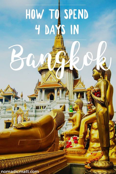 How to spend your time in Bangkok, Thailand and see more than just temples, malls and traffic! Use this 4-day guide to see the best of Thailand's capital. Bangkok Itinerary, Bangkok Travel Guide, Thailand Travel Tips, Thailand Travel Guide, Bangkok Travel, Koh Phangan, Asia Travel Guide, Southeast Asia Travel, Se Asia