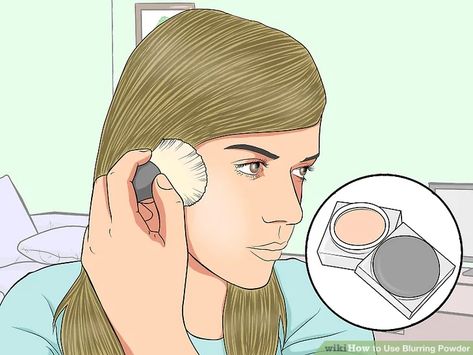 3 Ways to Use Blurring Powder - wikiHow Appearance Tips, Blurring Powder, Normal Makeup, Glossier Lipstick, Event Makeup, Large Pores, Professional Makeup Artist, Setting Powder, San Francisco Bay Area