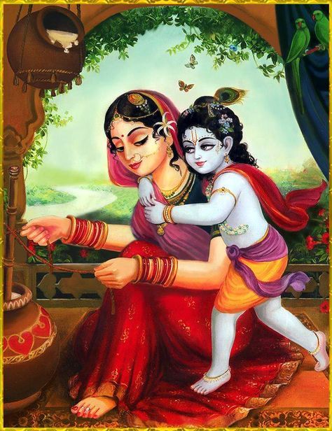 Yashoda Krishna, Krishna Drawing, Indian God, Little Krishna, Baby Krishna, Radha Krishna Wallpaper, Lord Krishna Wallpapers, Krishna Janmashtami, Krishna Radha Painting