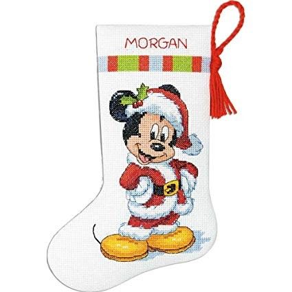 Stitch Ornaments, Cross Stitch Stocking, Christmas Stocking Kits, Cross Stitch Christmas Stockings, Stitch Stuff, Cross Stitch Christmas, Mickey Christmas, Mickey Mouse Christmas, Disney Cross Stitch