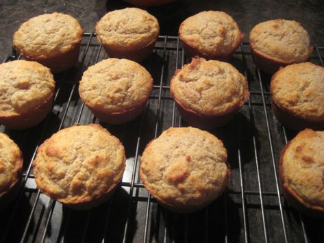 Carrot Oatmeal Muffins, Coconut Butter Recipes, Carrot Oatmeal, Coconut Manna, Veggie Desserts, Dried Coconut, Bread Substitute, Banana Muffin, Food Event