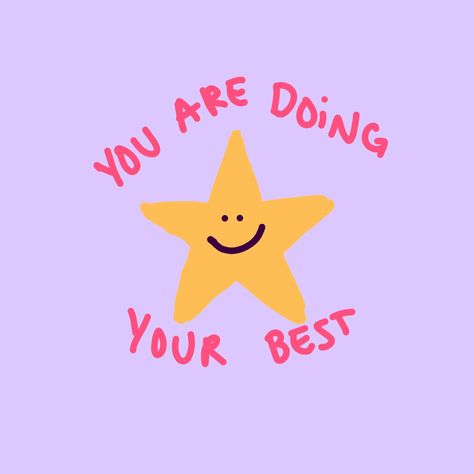 Doing Your Best, Images Kawaii, Dessin Adorable, Happy Words, Happy Thoughts, Note To Self, Quote Aesthetic, Pretty Words, Daily Affirmations