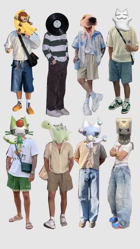 man outfit inspo┐(￣ヘ￣)┌ #outfit #streatwear Ghibli Outfits Men, Studio Ghibli Men, Outfit Cowok, Aesthetic Outfits Men, Man Outfit, The Midnight, Inspo Outfit, Fit Ideas, My Brother