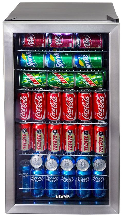 AmazonSmile: NewAir AB-1200 126-Can Beverage Cooler, Cools to 34 Degrees: Appliances Refrigerator Cooler, Beverage Fridge, Beer Fridge, Outdoor Kitchen Appliances, Home Coffee Stations, Beverage Center, Beverage Refrigerator, Wine Gift Baskets, Compact Refrigerator