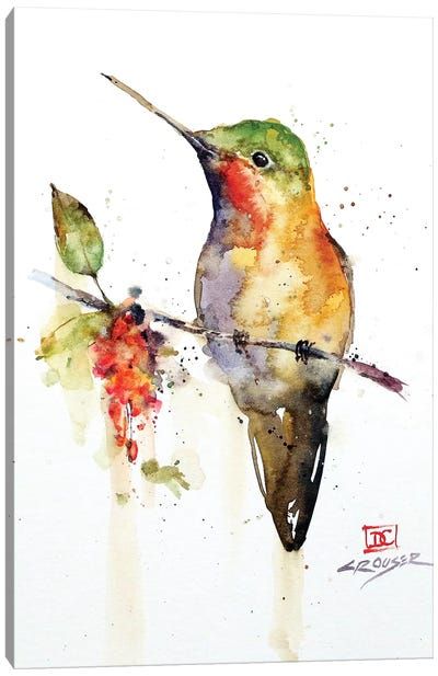 Hummingbird On Branch, Rocks Watercolor, Felted Birds, Dean Crouser, Watercolor Party, Watercolor Instruction, Watercolor Hummingbird, Hummingbird Painting, Bird Watercolor Paintings