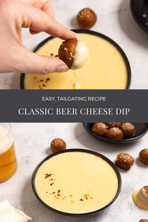 Classic Beer Cheese Dip Buffalo Beer Cheese Dip, Beer Cheese Dip For Pretzels, Pretzels And Beer Cheese, Easy Beer Cheese, Skillet Mac And Cheese, Beer Cheese Dip Recipe, Beer Cheese Dip, Cooking With Beer, Pretzel Dip