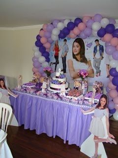 Violetta Disney, 18th Birthday Decorations, 18th Birthday, Disney Channel, Birthday Decorations, Party Themes, Party Decorations, Birthday Cake, Cake