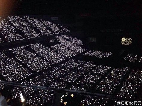 EXO's Japan Concert. All the white lights.. Exo-l Ocean, Future Concert, Exo Concert, Exo Fan, Concert Aesthetic, Kpop Entertainment, We Are Family, Future Life, Korean Pop