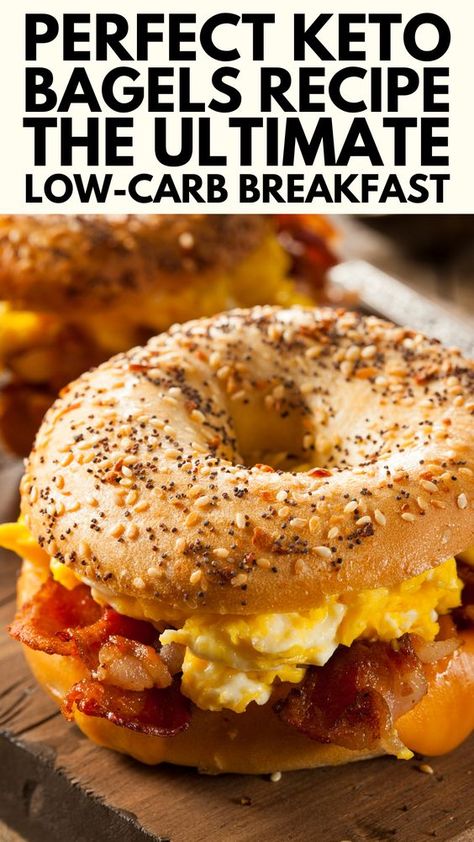 If you're looking for a delicious, low-carb way to enjoy bagels, then you'll love this recipe! These keto bagels are made with just a few simple ingredients and are ready in under 20 minutes. They're chewy on the inside and slightly crispy on the outside, just like traditional bagels. Keto Blueberry Bagels, Antihistamine Diet, Healthy Bagels, Recovery Recipes, Low Carb Breakfast Ideas, Keto Bagel, Healthy Bagel, Using Almond Flour, Low Carb Bagels