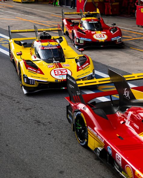 FIA World Endurance Championship | Ferrari Hypercars assemble. 🇮🇹 #WEC #6HSaoPaulo #Ferrari | Instagram World Endurance Championship, Ferrari Hypercar, Ferrari 499p, Shanghai Disneyland, 24h Le Mans, Endurance Racing, Motor Racing, Rolex Daytona, Racing Cars