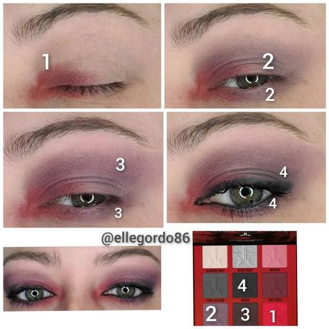 Jeffree Star Weirdo Palette Looks, Simple Goth Makeup Hooded Eyes, Scene Queen, Makeup Pictorial, Kohl Eyeliner, Mac Eyes, Scene Queens, Hooded Eye Makeup, Goth Makeup