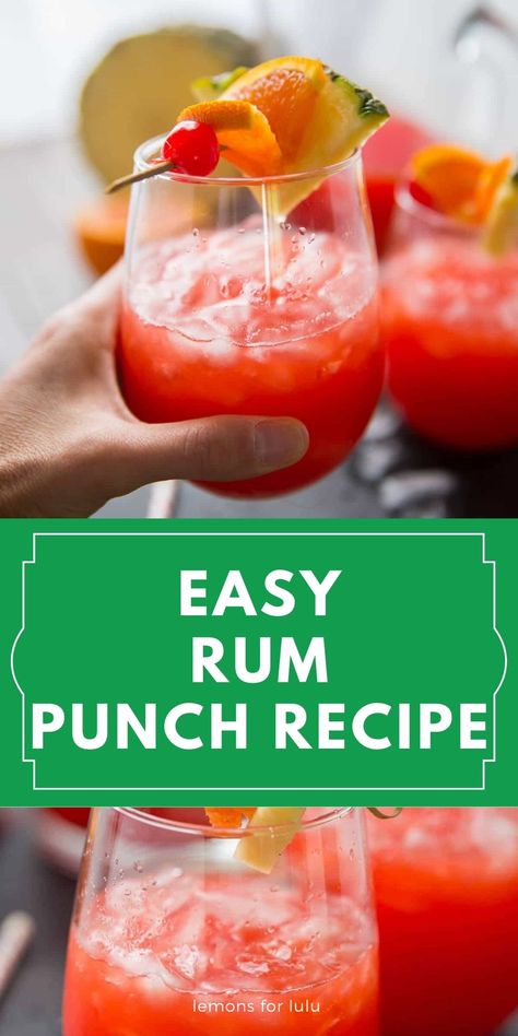 Cocktails You Can Make In A Pitcher, Big Batch Rum Punch Recipe, Hunch Punch Recipe Easy, Pineapple Rum Punch For A Crowd, Rum Punch Pitcher Recipe, Gallon Rum Punch Recipe, Party Rum Punch Recipes, Malibu Rum Punch Recipes For A Crowd, Alcoholic Punch For A Crowd