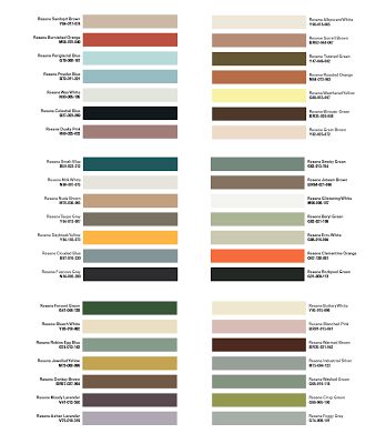 Resene Mid-Century Modern Interior Paint Colors. Repinned by Secret Design Studio, Melbourne. www.secretdesignstudio.com Midcentury Modern Color Palette, Mid Century Modern Color Palette, Modern Paint Colors, Interior Design Minimalist, Mid Century Colors, Mid Century Modern Colors, Modern Color Palette, Mid Century Modern Interiors, Style Deco