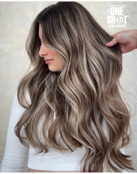 Ash Bronde Haircolor, Ash Bronde Haircolor Balayage, Summer Bronde Haircolor, Mushroom Bronde Balayage, Bronde Haircolor Brunettes Ash, Haircolor Brunettes, Mushroom Bronde, Balayage Vs Highlights, Bronde Balayage Hair