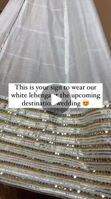 Taraasi | Sustainable clothing on Instagram: "This is your sign to wear our white lehenga at the upcoming destination wedding.

Shop now !
www.taraasi.com
(Link in bio)

#taraasi #sizeinclusive #whitelehenga #destinationwedding #chanderisilk" White Lehenga Look, White Wedding Lehenga, Artisanal Clothing, Off White Lehenga, White Lehenga, Free Lifestyle, Women Dresses Classy, Dresses Classy, Sustainable Clothing