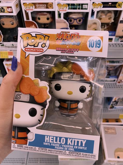 Naruto x Hello Kitty Funo Pop #sanrio #hellokittycollection #naruto Naruto Manga Collection, Funko Pop Display Ideas, Best Funko Pop, Funko Pop Display, Funk Pop, Funko Pop Figures, Anime Figurines, Manga Collection, Anime Akatsuki