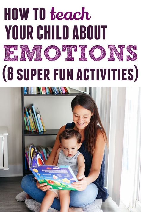 Want to help your child develop emotionally? Here are 8 of the best ways to teach your children about their emotions. These fun feelings activities for preschoolers helps them to learn and figure out their emotions in a safe and healthy manner | feelings activities for kids | feelings activities preschool | emotions activities | emotions preschool | Preschool Emotions Activities, Emotions For Preschoolers, Feelings Activities For Kids, Feelings Lesson Plans, Preschool Emotions, Feelings Activities Preschool, Feelings Lessons, Feelings Preschool, Teach Feelings