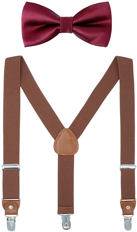 Amazon.com: Child Kids Suspender Bowtie Sets - Y Shape Adjustable Suspender with Silk Bowties Gift Idea for Boys and Girls by WELROG: Clothing, Shoes & Jewelry Kids Suspenders, Baby Boy Suspenders, Suspenders For Men, Baby Suspenders, Suspenders For Kids, Suspenders For Boys, Suspenders Men, Wedding Mood Board, Wedding Mood