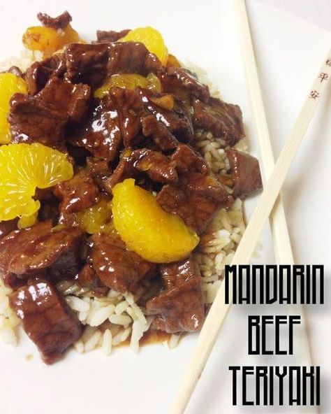 Mandarin Beef Recipe, Beef Teriyaki, Chinese Dinner, Beef Steak Recipes, Beef Jerky Recipes, Healthy Entrees, Best Chinese Food, Winter Comfort Food, My Plate