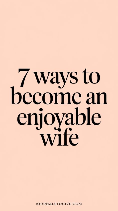 7 ways to become an enjoyable wife and to honour your husband the right way. Faithful marriage advice and long-term marriage goals to keep you together. Faithful Marriage, Wife Advice, Marriage Rules, Showing Respect, Two Way Street, Relationship Blogs, Distance Relationships, Weekly Horoscope, Marriage Goals