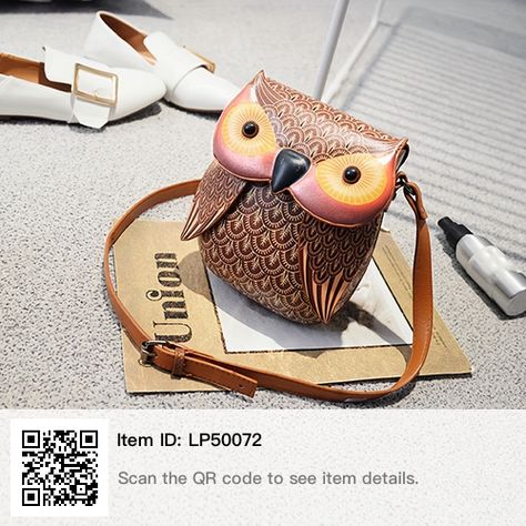 Leather Owl, Owl Handbag, Owl Bags, Owl Purse, Owl Bag, Cute Crossbody Bags, Winter Typ, Messenger Purse, Owl Cartoon