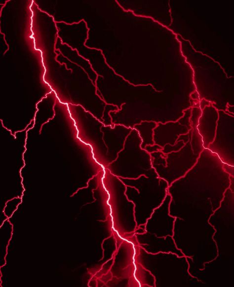 Red Lightning Wallpaper, Red Lightning Aesthetic, Red Thunder Wallpaper, Black And Red Lightning, Red Wallpaper Lightning, Red Sprite Lightning, Orange Lightning Wallpaper, Lightning Live Wallpaper, Realistic Tattoo Ideas