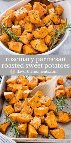 Parmesan Roasted Sweet Potatoes, Thanksgiving Side Dishes Crockpot, Savory Sweet Potato Recipes, Thanksgiving Recipes Side Dishes Veggies, Thanksgiving Recipes Side Dishes Easy, Savory Sweet Potato, Resep Vegan, Thanksgiving Side Dishes Healthy, Oven Roasted Sweet Potatoes